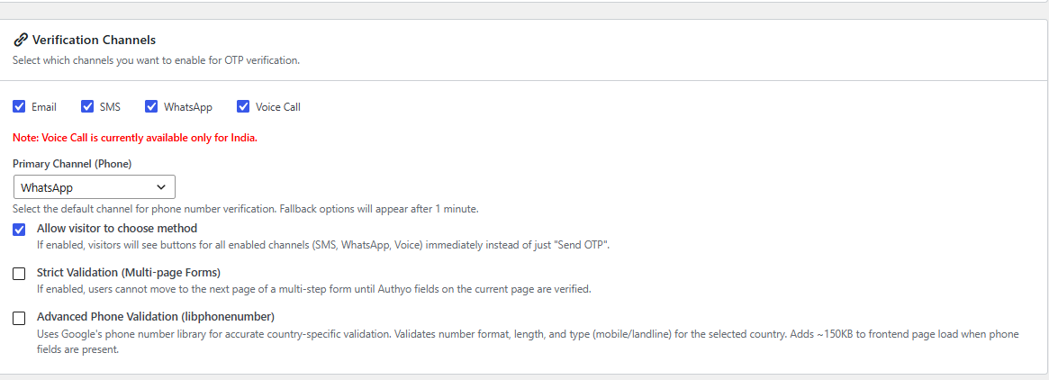 Authyo OTP For WP Forms - Authyo Forms